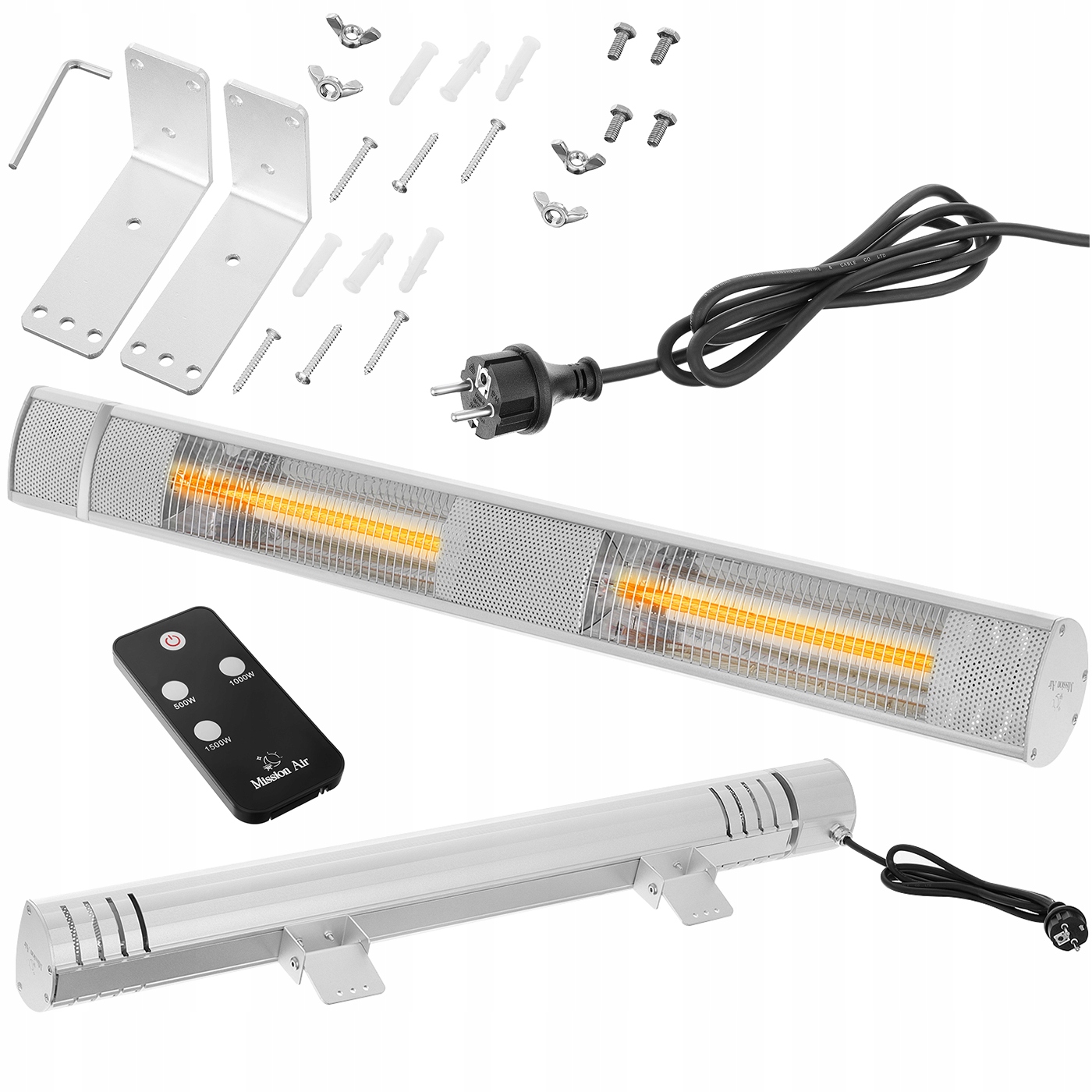 

Promiennik podczerwieni tarasowy Roma 3000W IP55