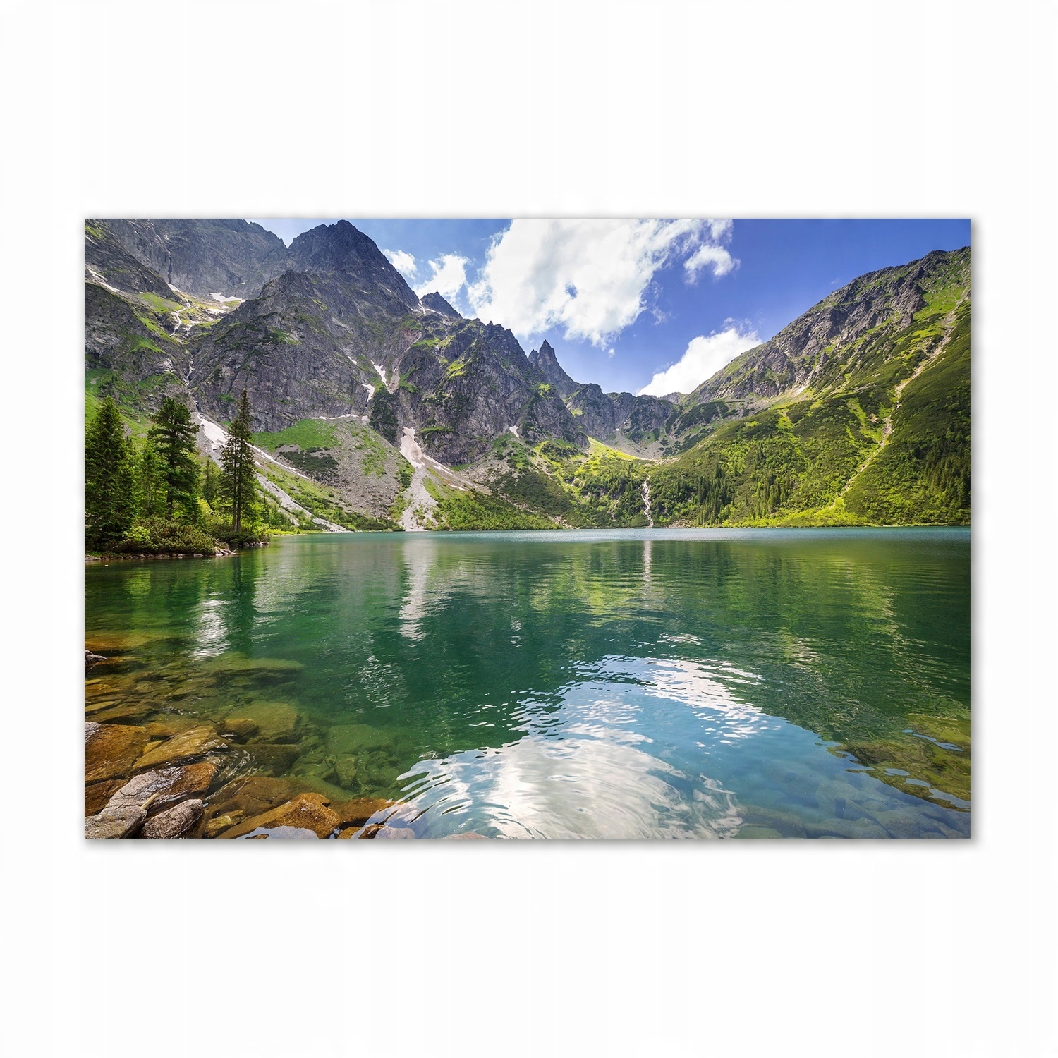 

Foto obraz szkło akryl Morskie oko Tatry 100x70 cm