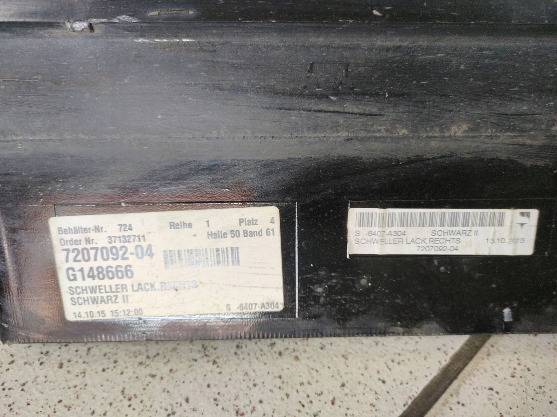 moulding threshold exterior right side BMW 5 F10 2016 22339910
