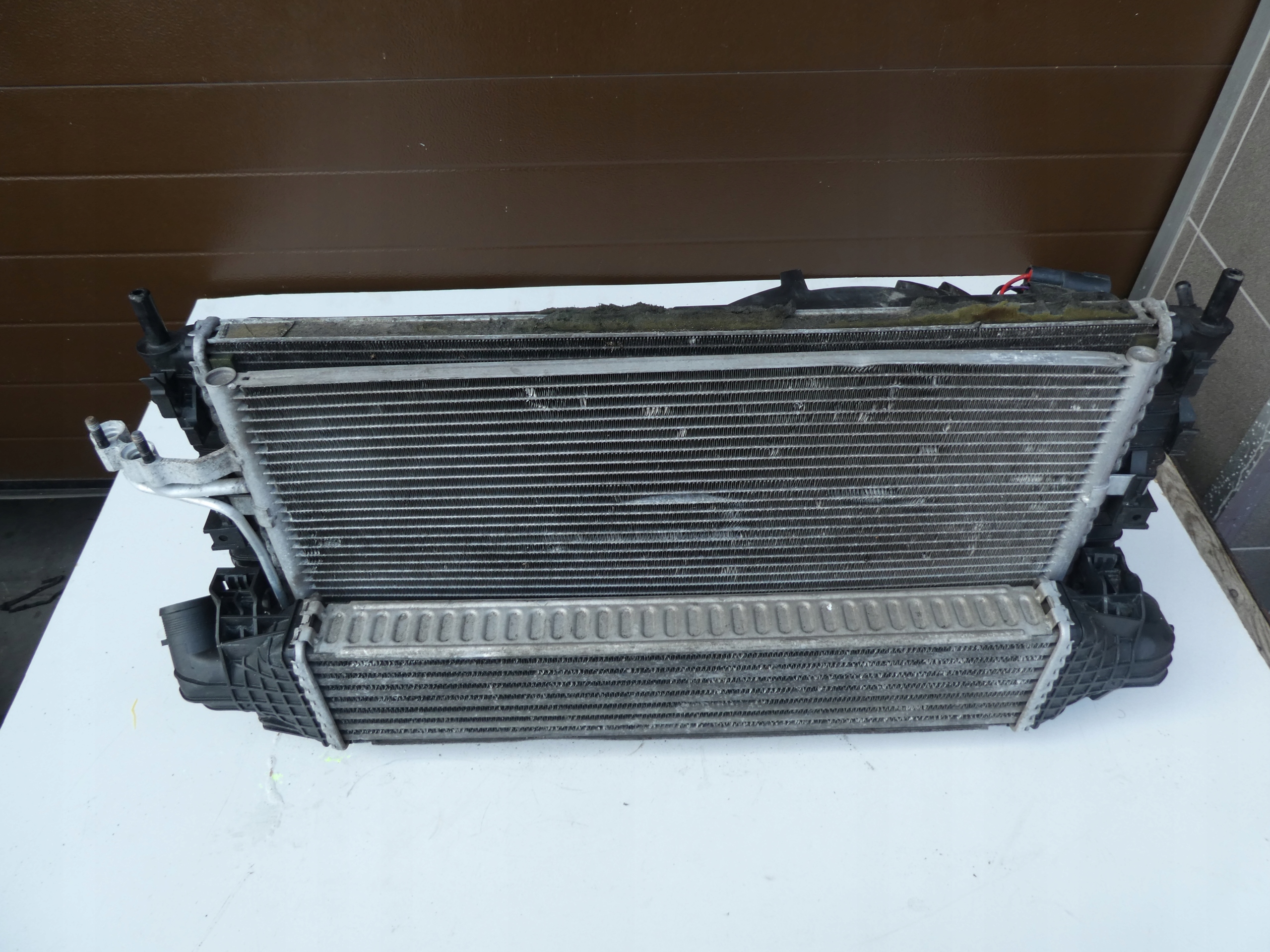 FORD C MAX MK1 Kühler KOMPLET Gurten