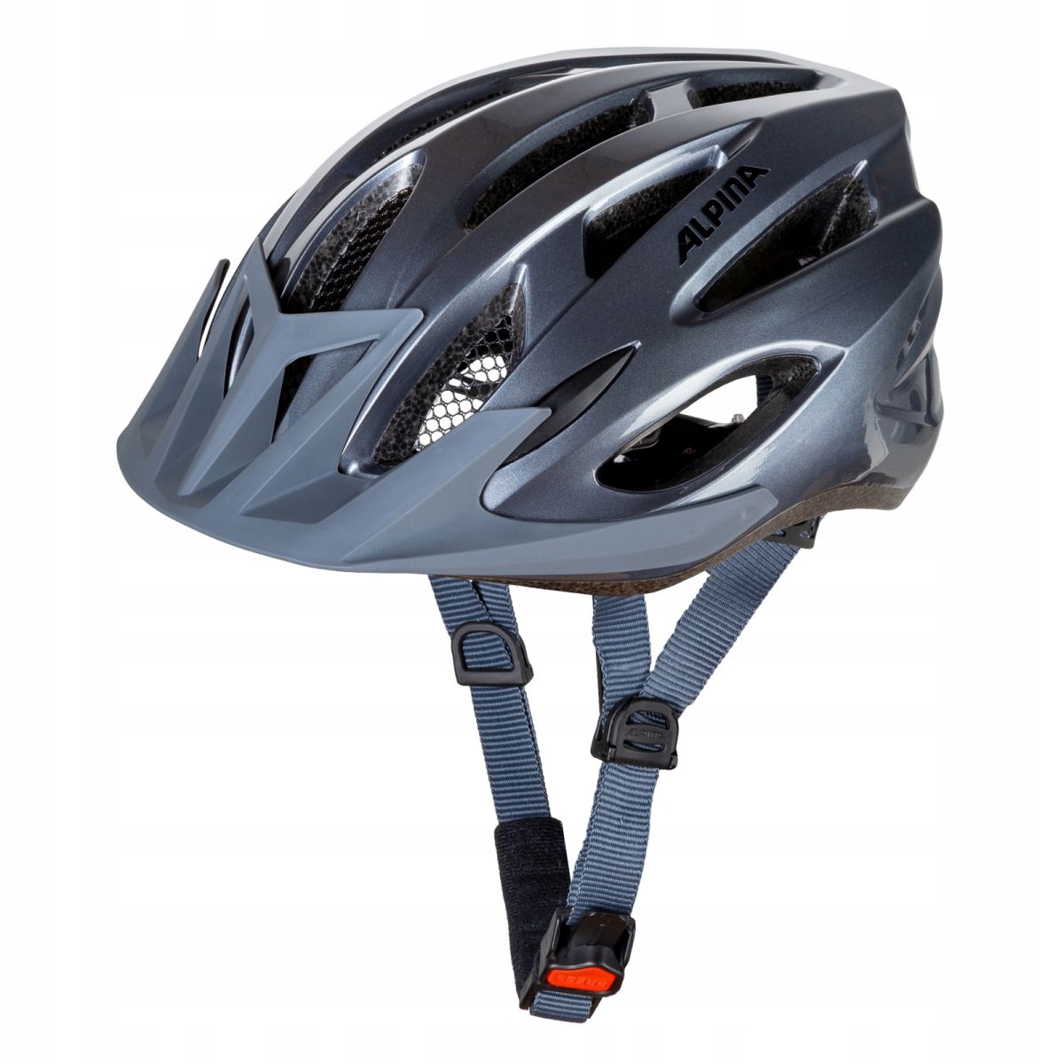 Kask Rowerowy Alpina MTB17 Dark-silver 54-58