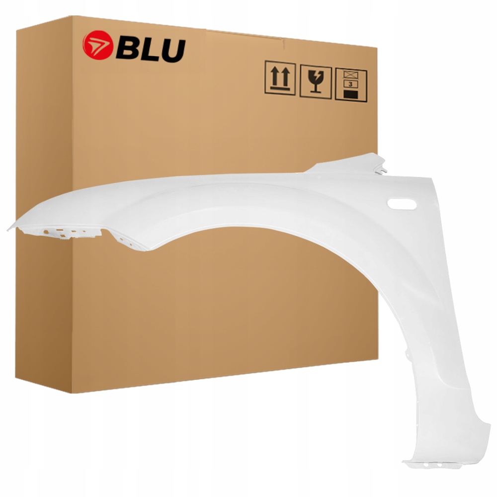 Blu Blatník Ford Focus MK2 7VTA levý bílý 04-08 přední FrozenWhite