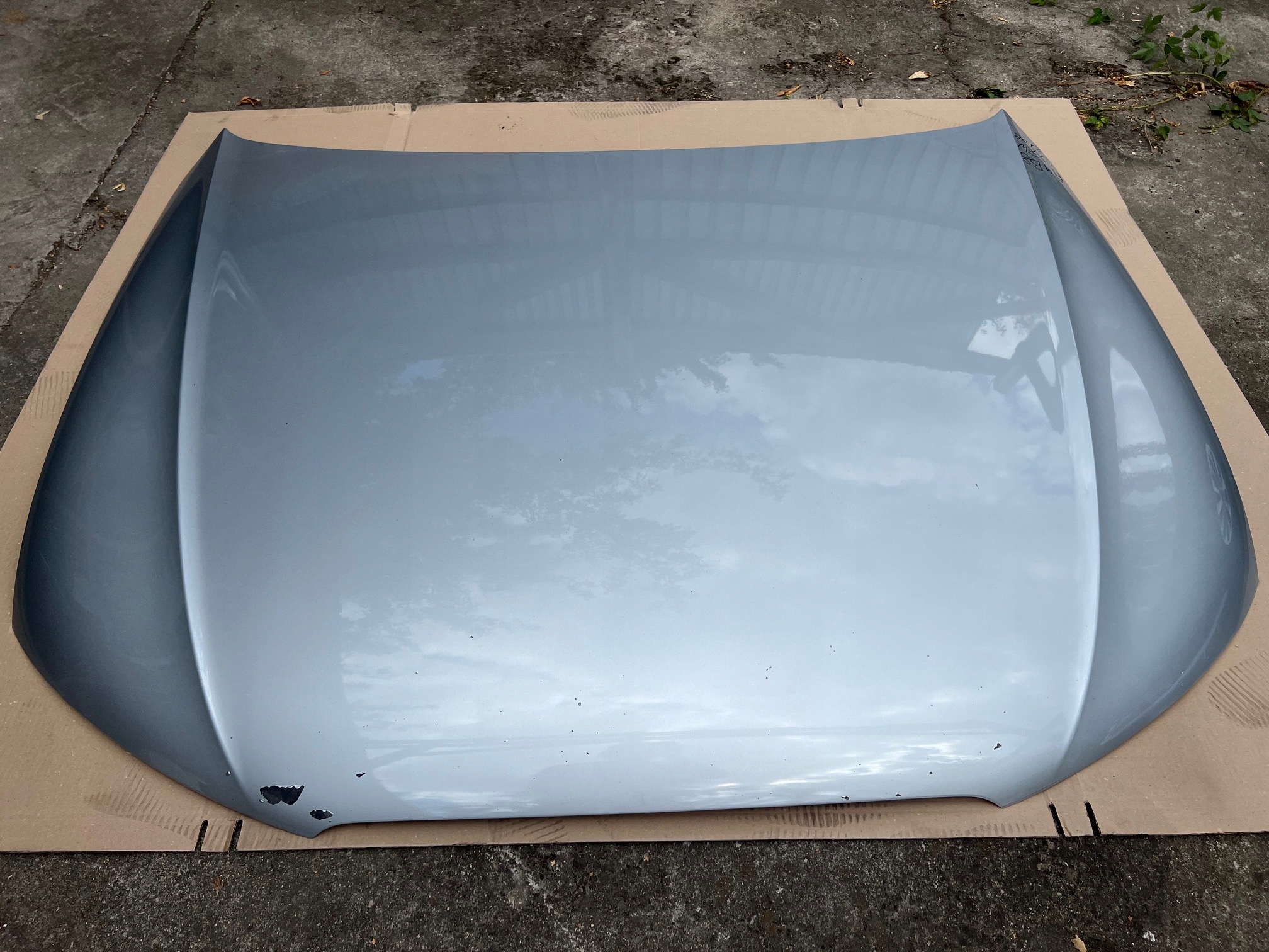 AUDI A4 B8 LIFT bonnet front LX7W SREBRNA
