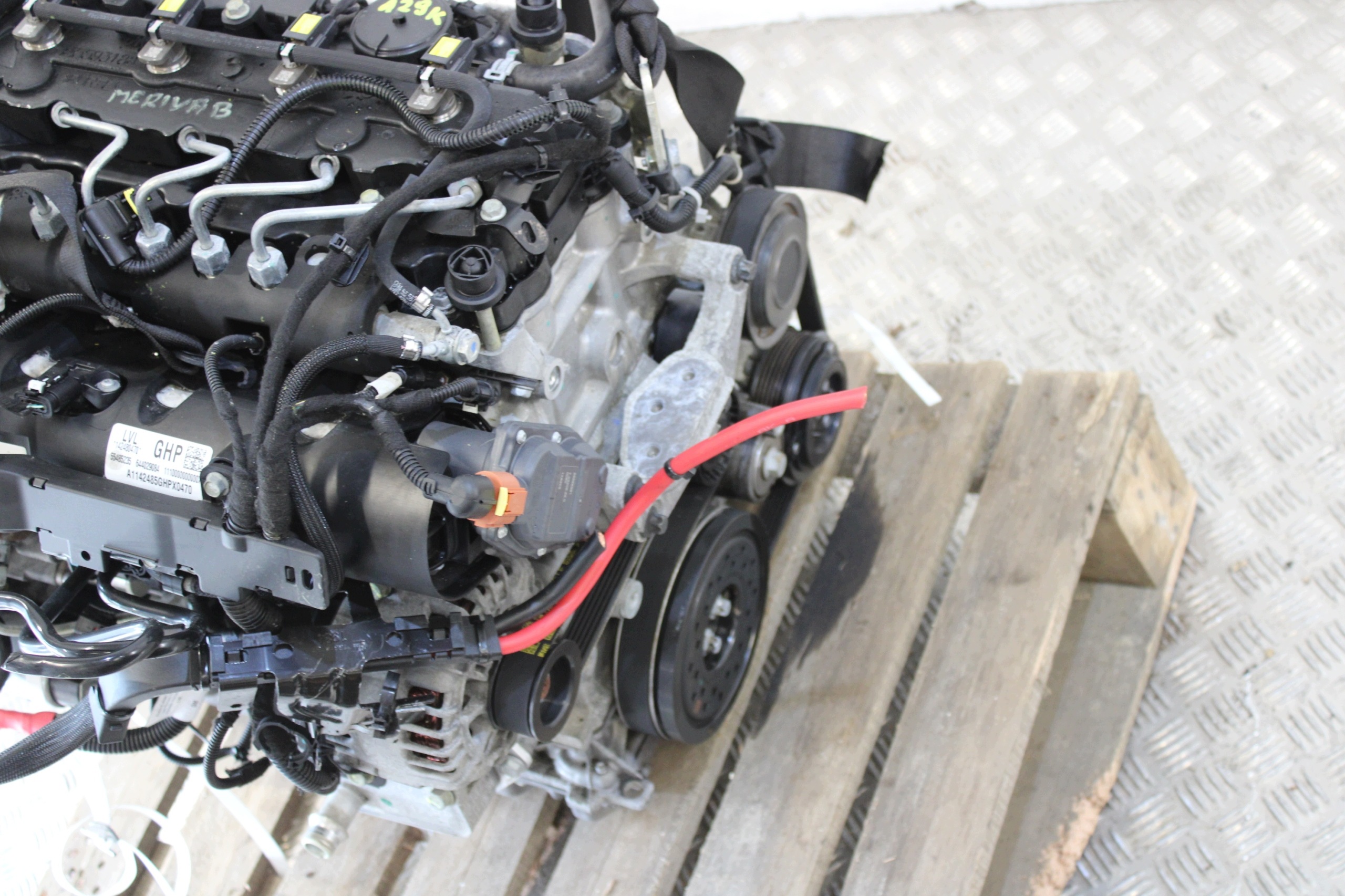 engine MOTOR complete LVL OPEL MERIVA B LIFT 1.6 CDTI