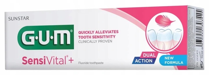 

Sensi Vital+ Pasta Na Nadwrażliwość Zębów Gum 75ml