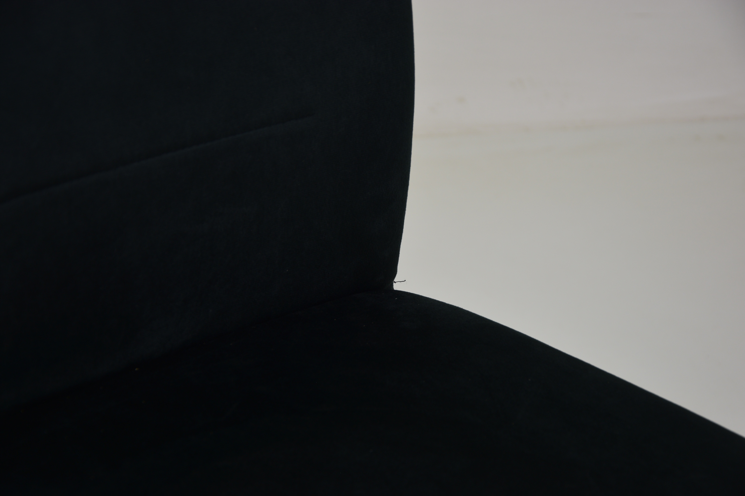 komplet 6 krzeseł czarny AKSAMIT i nowoczesny stół DĄB SONOMA 80x120/160 cm Kształt blatu prostokątny