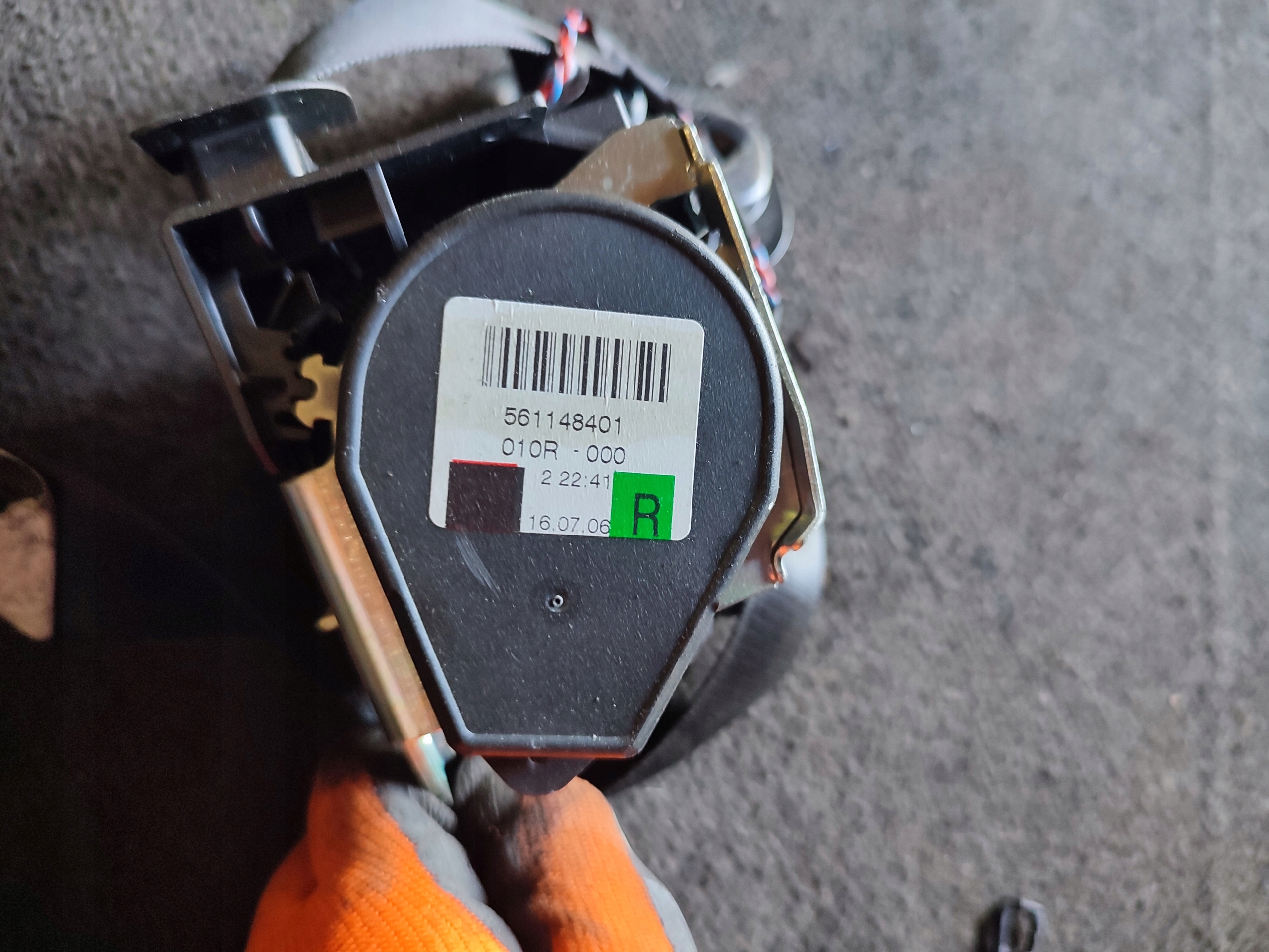 Gurten Sicherheits rechts BMW E65 561148401