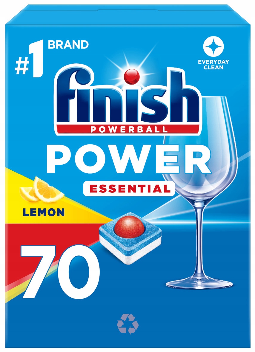 Levně Finish Power Essentials Tablety do myčky Lemon 70 kusů