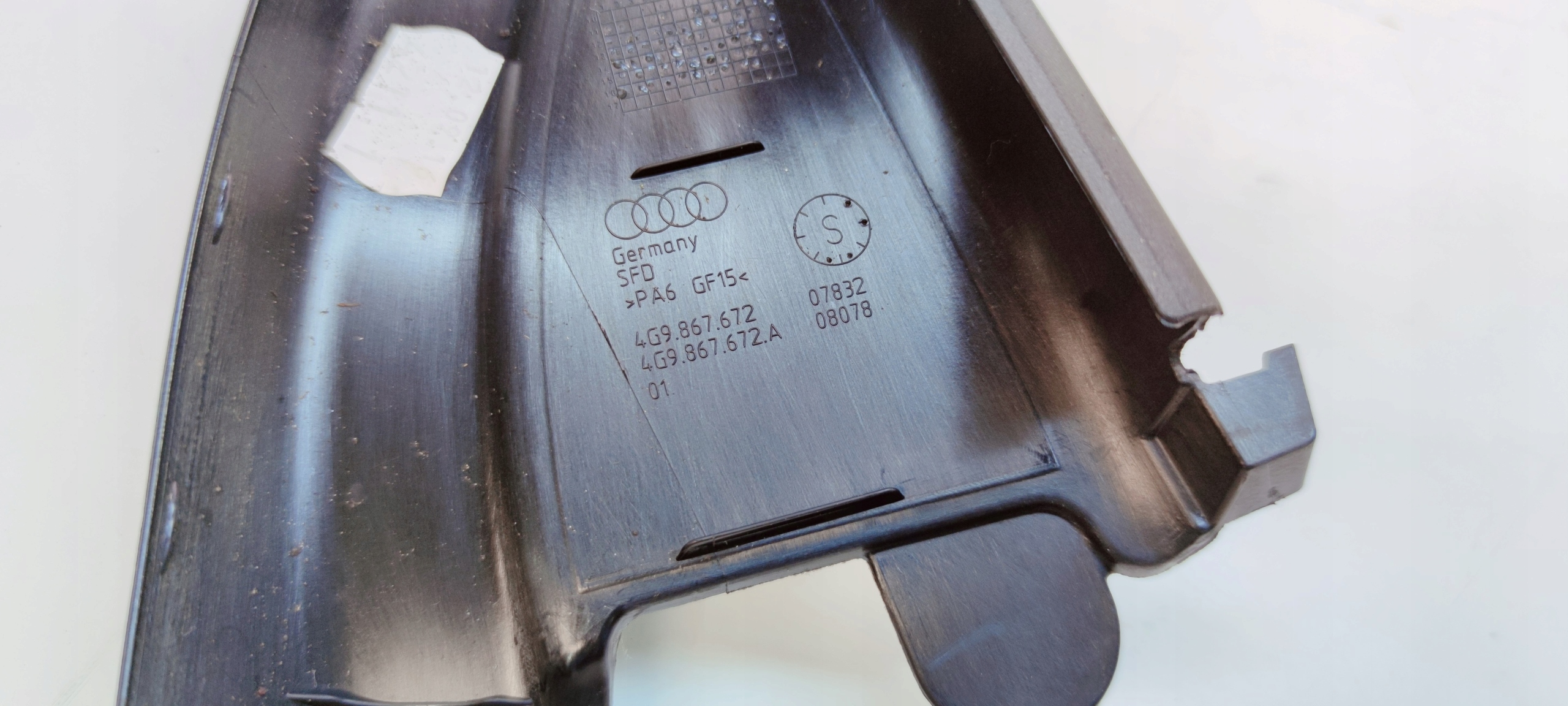 frame door right rear part AUDI A6 C7 AVANT 4G9867672