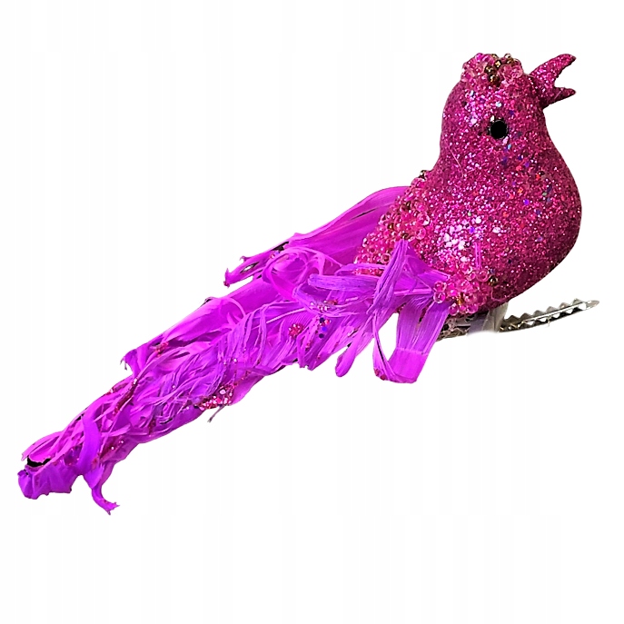 

Zawieszka Ptaszek Na Choinkę Ozdoba Różowy 15 cm