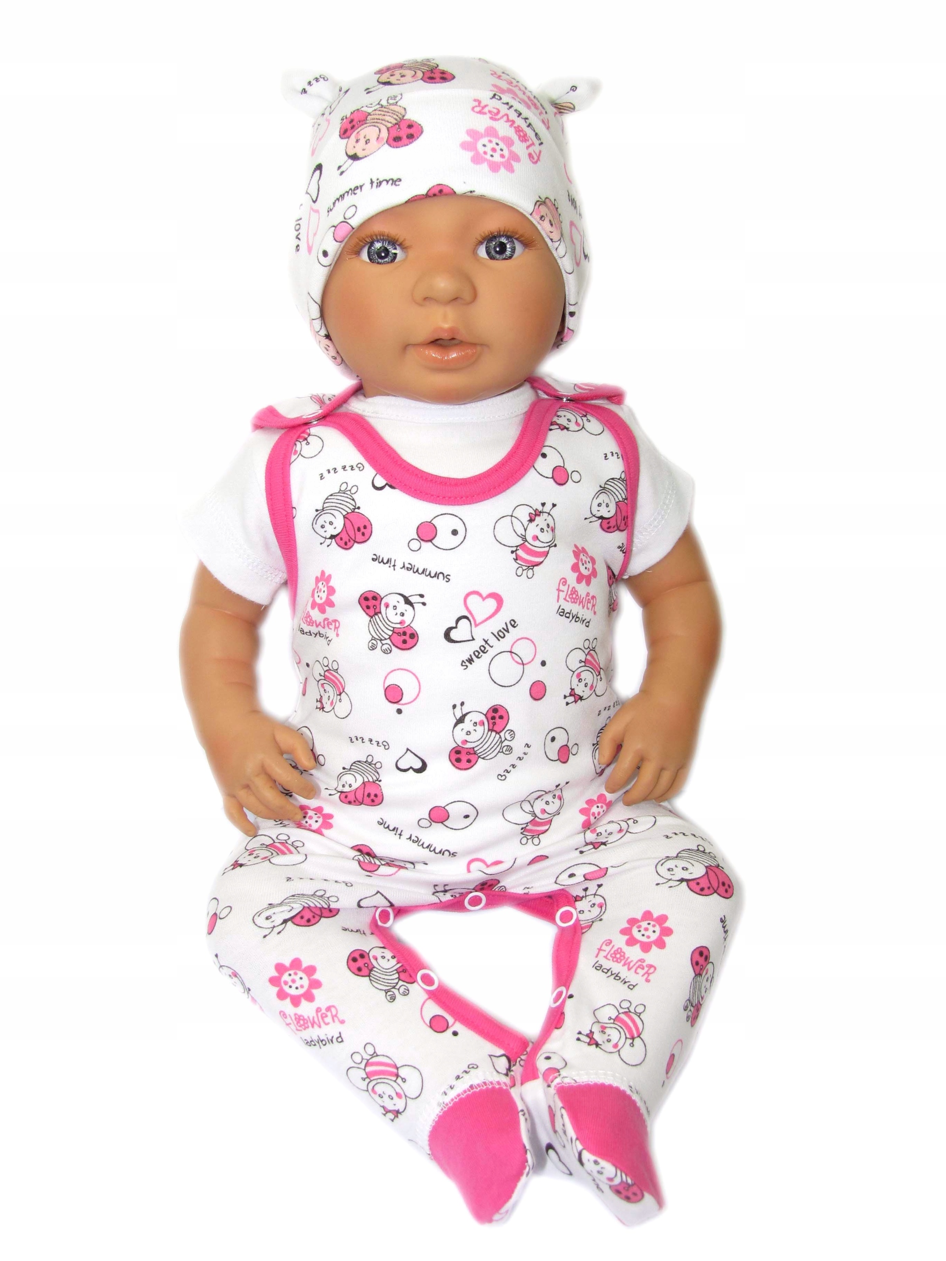 ŚPIOCHY NIEMOWLĘCE ŚPIOSZKI BAWEŁNIANE r.68 /3/ Rozmiar (new) 68 (63 - 68 cm)