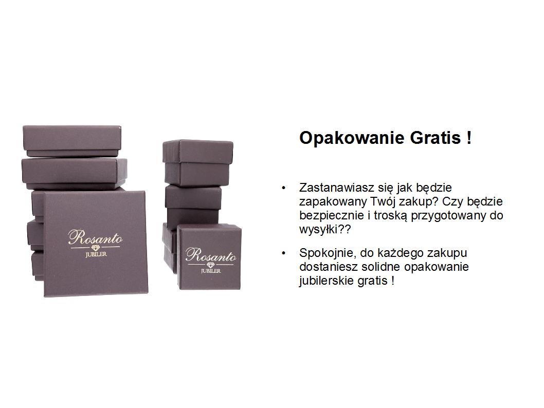 Złote kolczyki na sztyft "love" 333 8k Kamień Bez kamienia