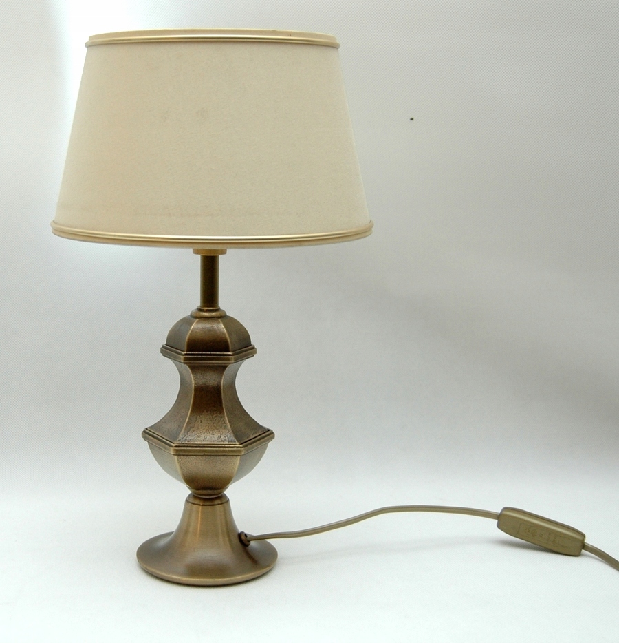 Mosadzná stolová lampa, stolová lampa mosadz