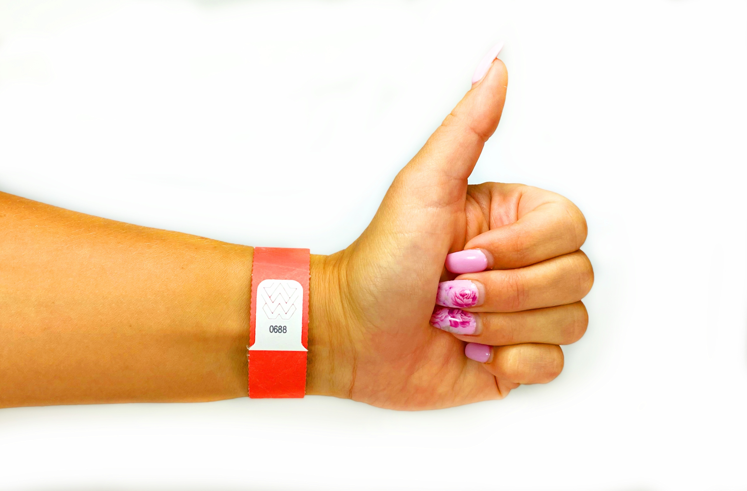 OPASKI PAPIEROWE NA RĘKĘ TYVEK KOLORY ZESTAW 100 Kolor inny