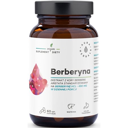 Berberín - metabolizmus- cholesterol-hladina cukru v krvi. Aura Herbals