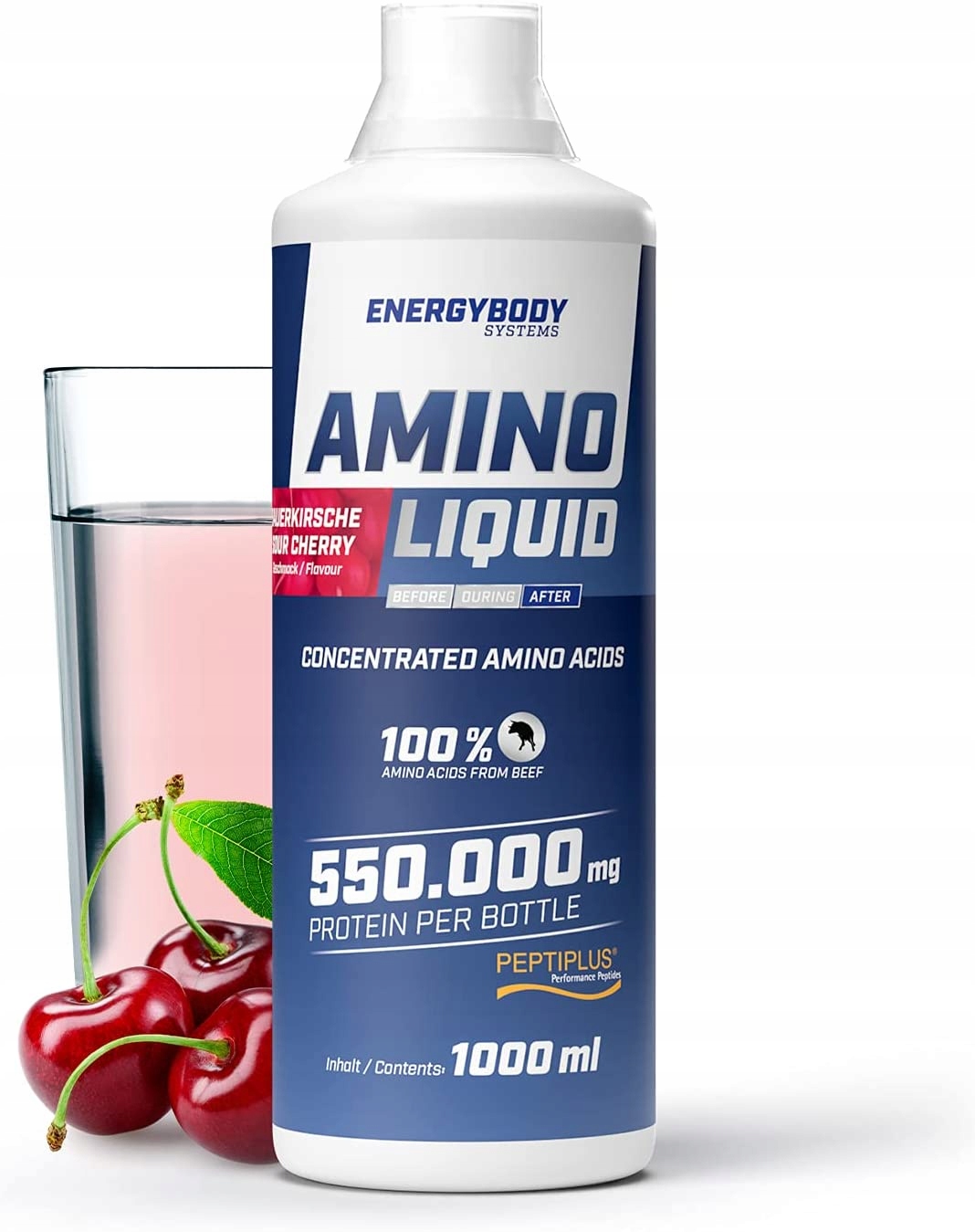 Energybody Amino kyseliny Bcaa B6 v Tekutině /višeň