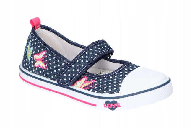 

Trampki Baletki Kapcie American Club Rzepy R33