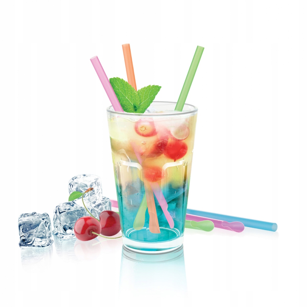 

Słomki rurki do Picia Napojów drinków plastikowe