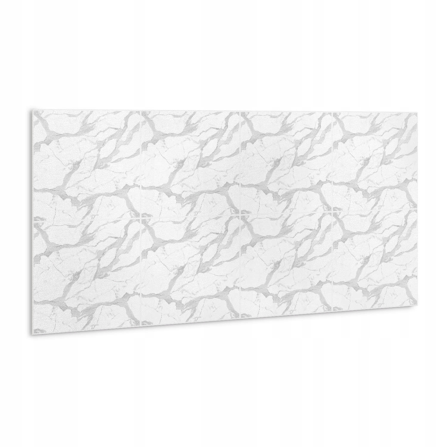 Samolepicí vinylový panel – Dekorace S Potiskem Bílý mramor 100x50 cm