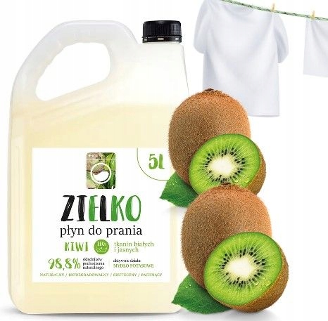 Zielko Płyn do Prania Tkanin Białych i Jasnych Eko 5L