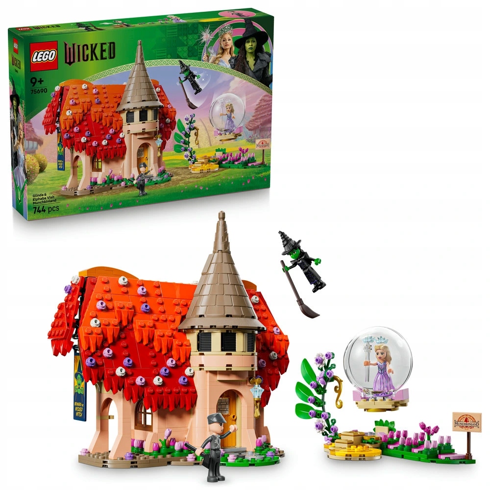 Lego Wicked 75690 Glinda a Elphaba a návštěva v Munchkinlandu