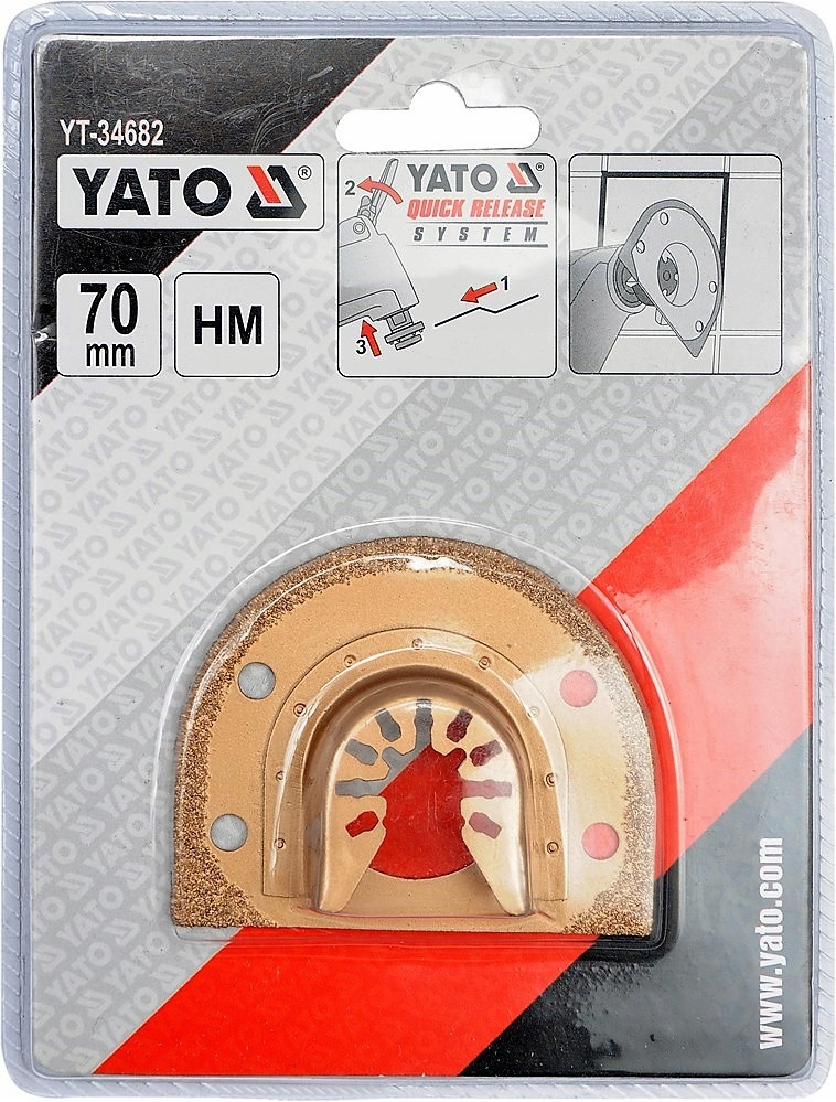 

Brzeszczot okrągły do ceramika beton 70mm Hm Yato