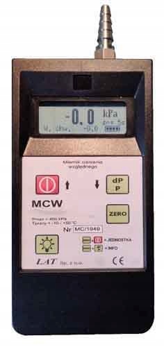MIER-MCW100 Manometer – relatívny tlak do 100 kPa MCW100