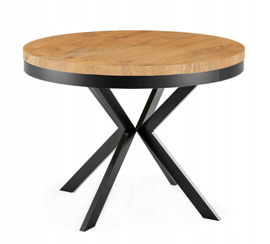 Stół Okrągły Rozkładany 120 cm Do Jadalni ARJAR