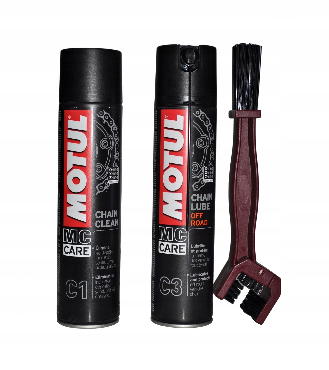 

Smar Motul Off Road C3 Czyścik C1 Szczotka