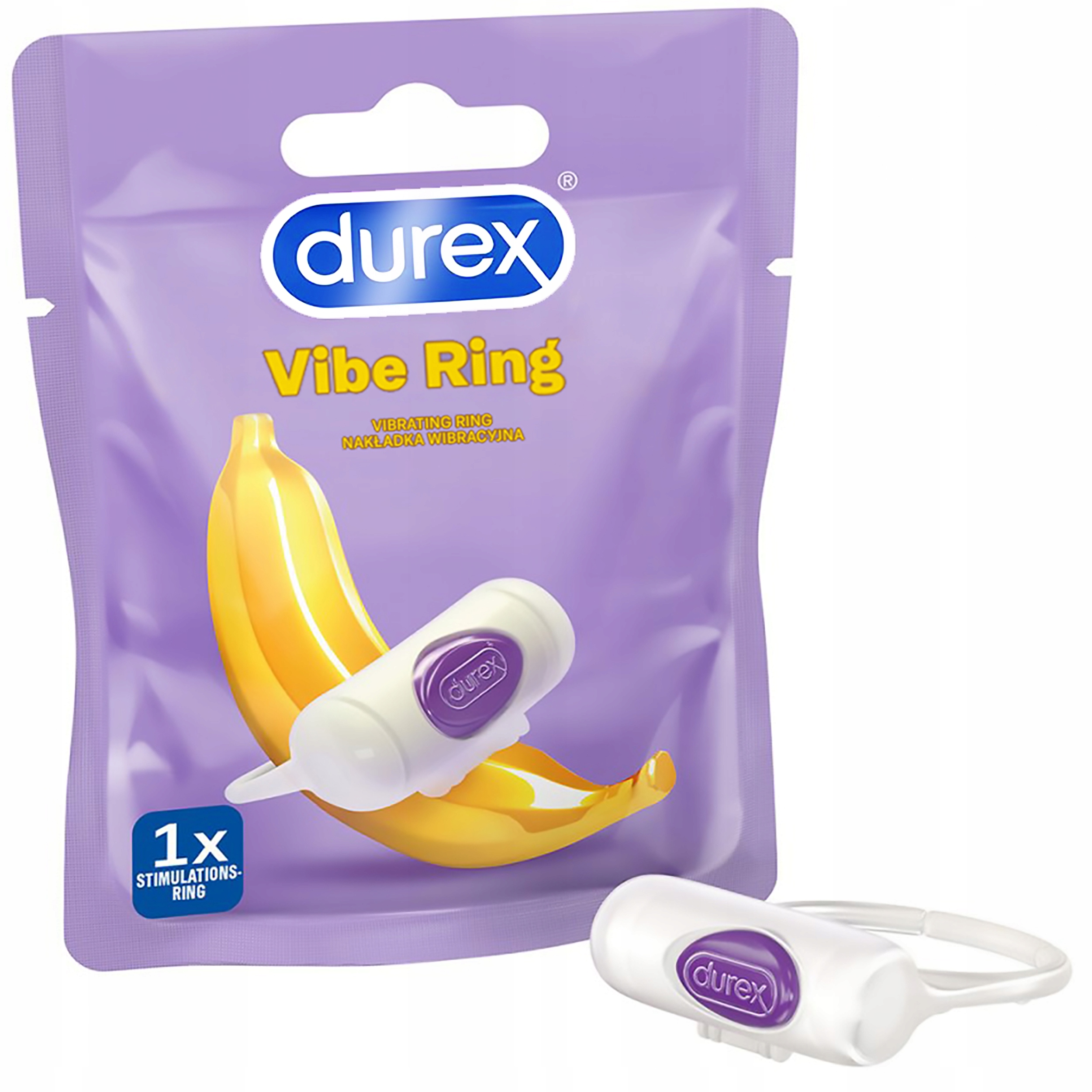 

Durex Wibrująca Nakładka Pierścień Ring Na Penisa