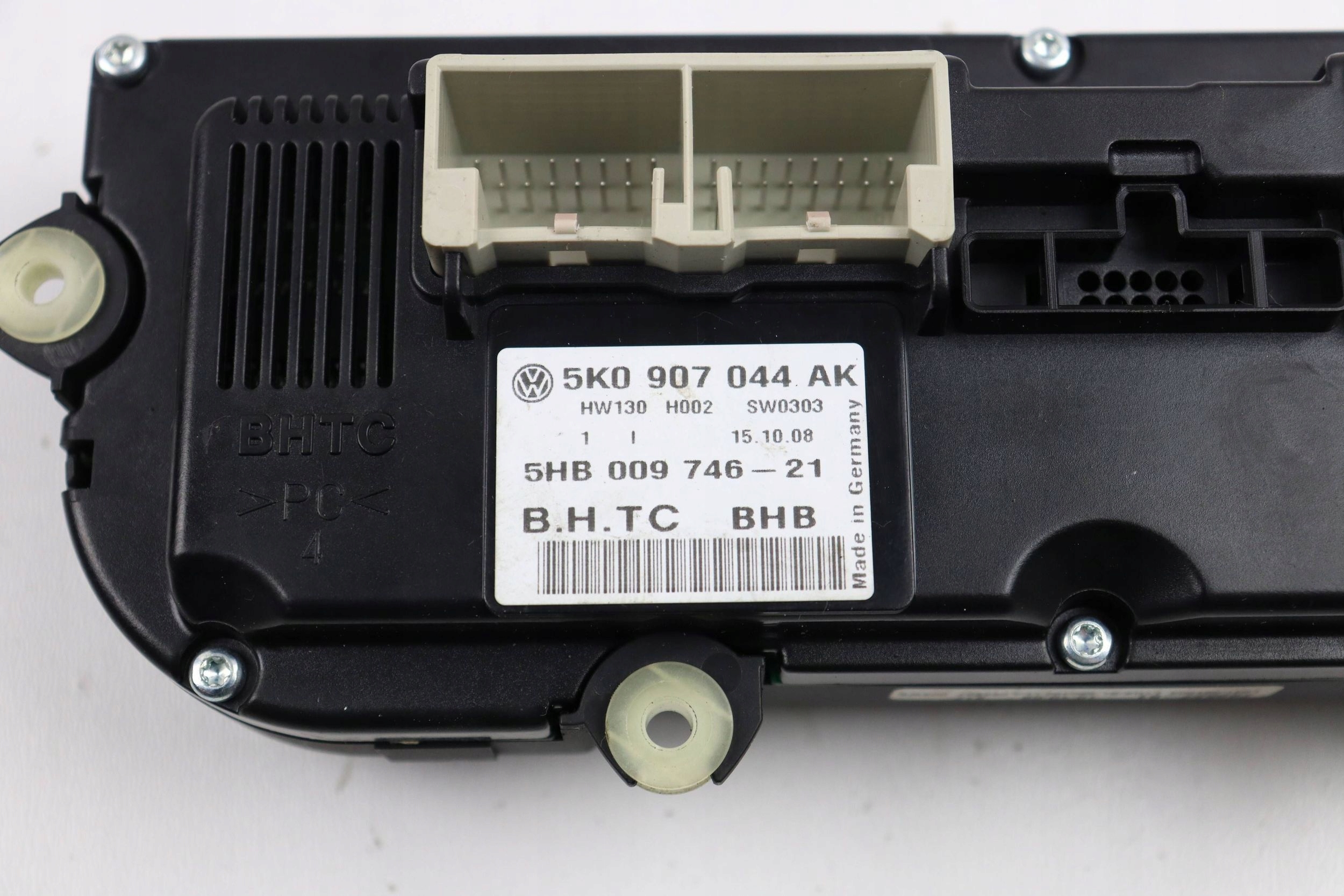 VW PASSAT B7 CC GOLF VI commande de climatisation alimentation d'air 5K0907044AK