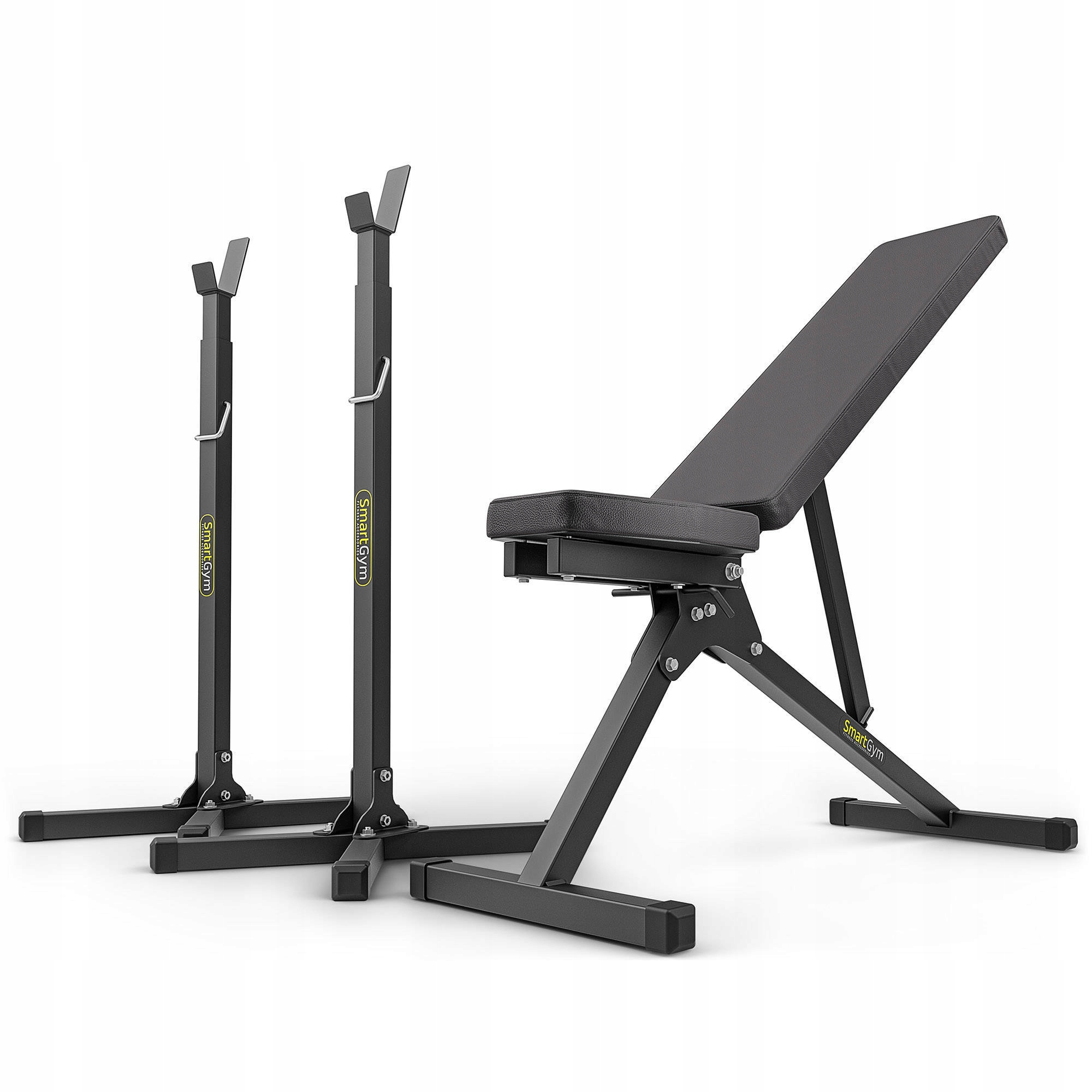 

Zestaw SG1 Ławka stojaki regulowane SmartGym