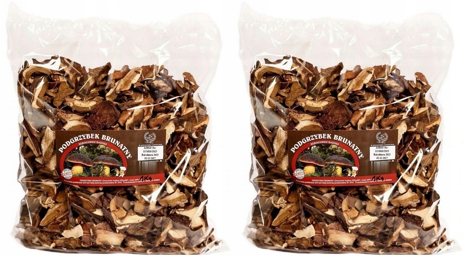 Krájený Podhoubík 10kg Nová Sbírka 2025 Polský Atest sušené lesní houby