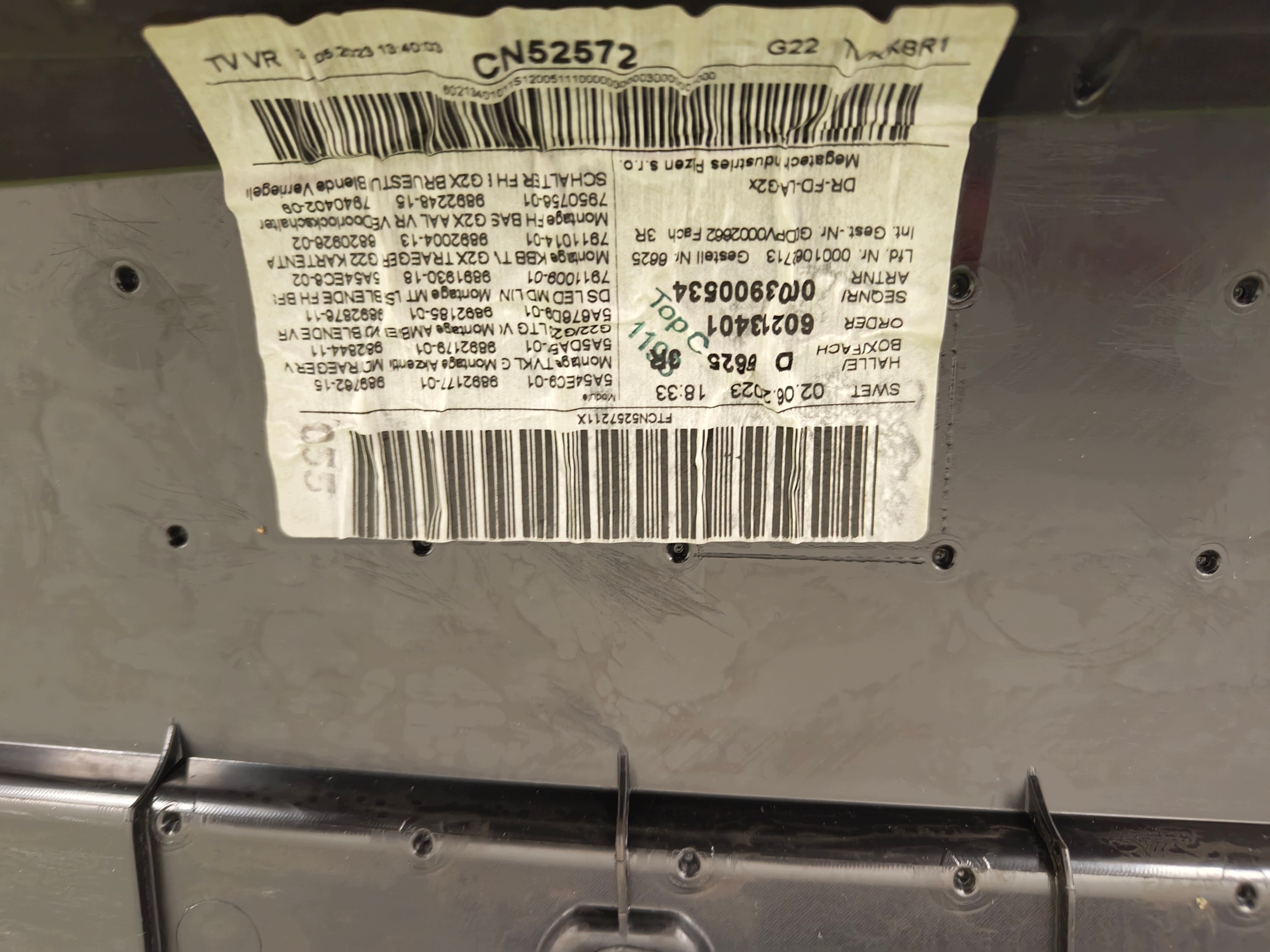 BMW 4 G22 side door right left upholstery leather