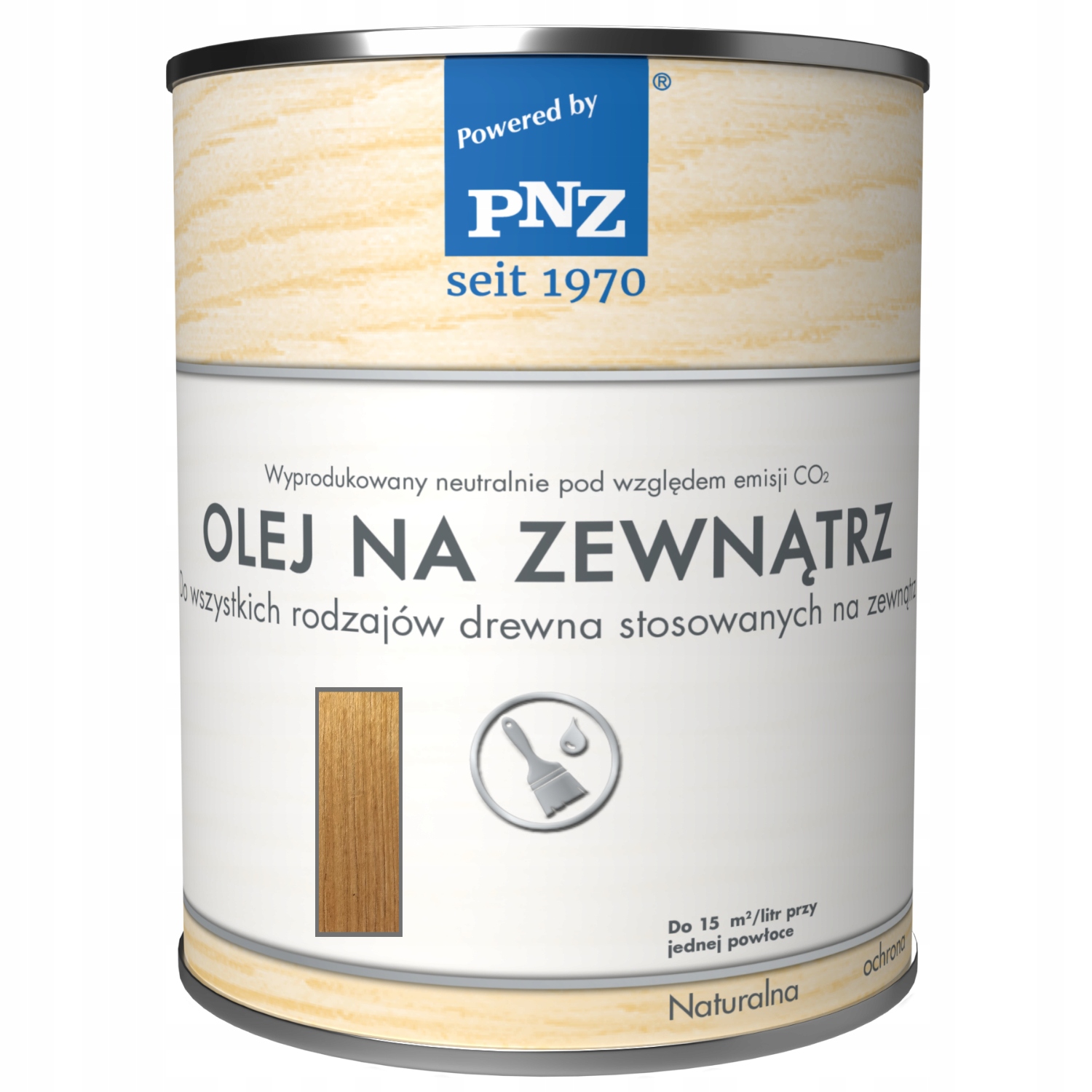 Pnz Olej zewnętrzny do tarasów 2,5L Dąb-Oliwka