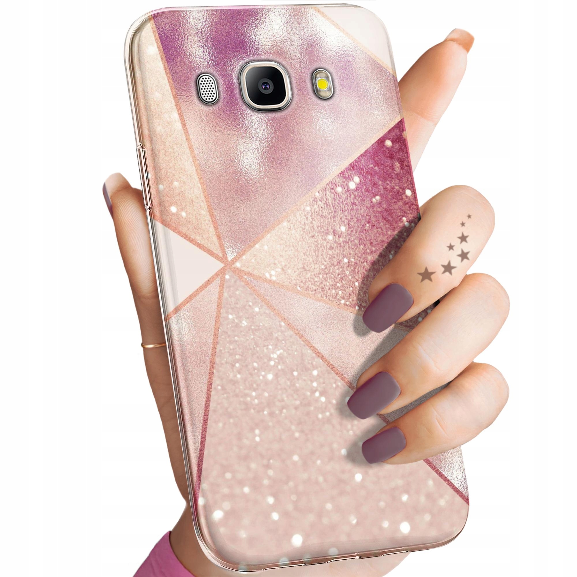 Etui Do Samsung J5 2017 J530 Różowe Złoto Róż Obudowa Pokrowiec Case
