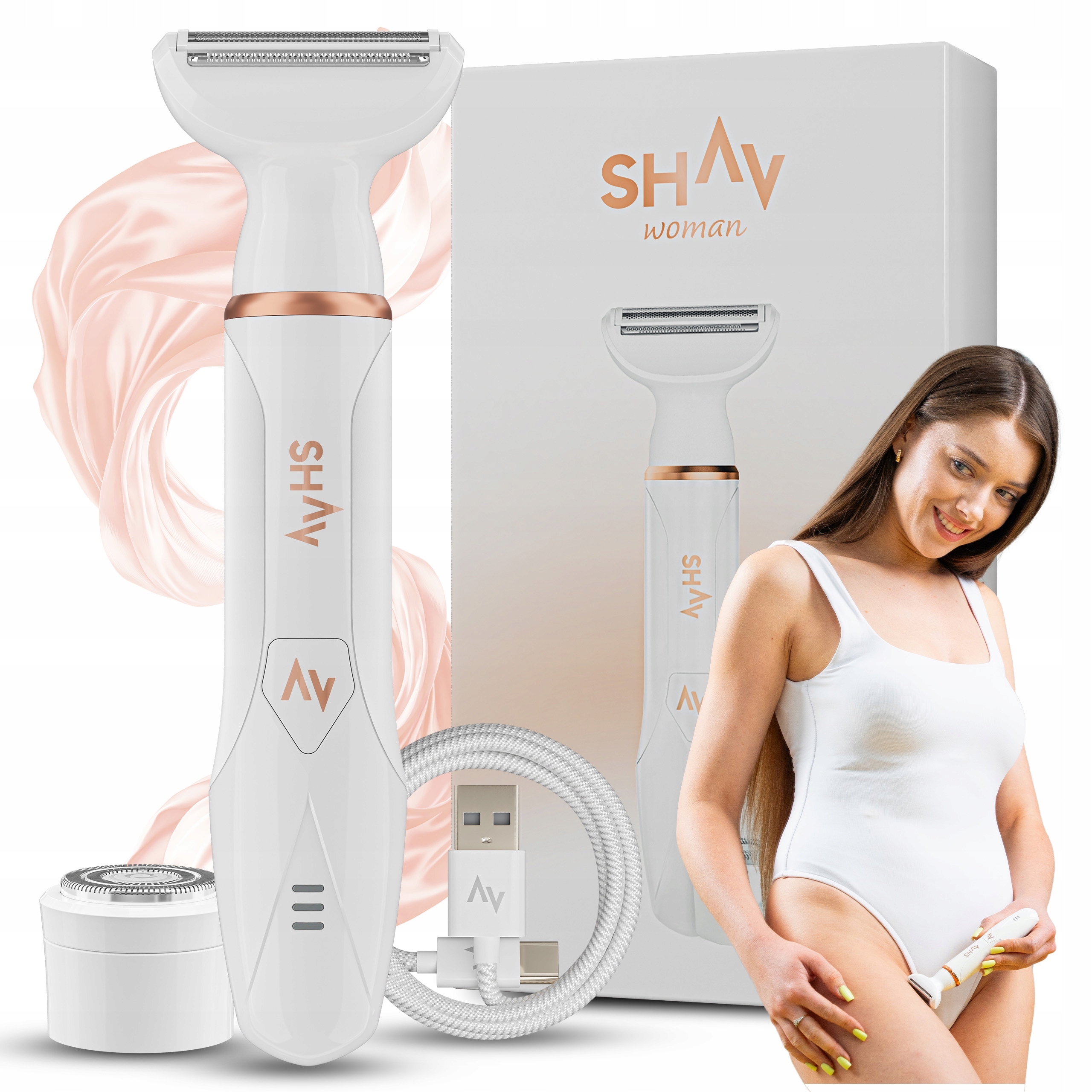 Shav Woman Holicí Strojek Dámský holicí strojek pro ženy Depilátor těla