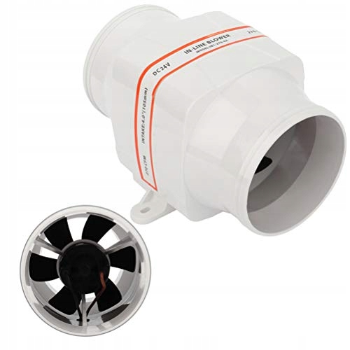 Wentylator Liniowy Komory Silnika Śr. 102 MM 12V 4" Do Jachtu Łodzi Kampera