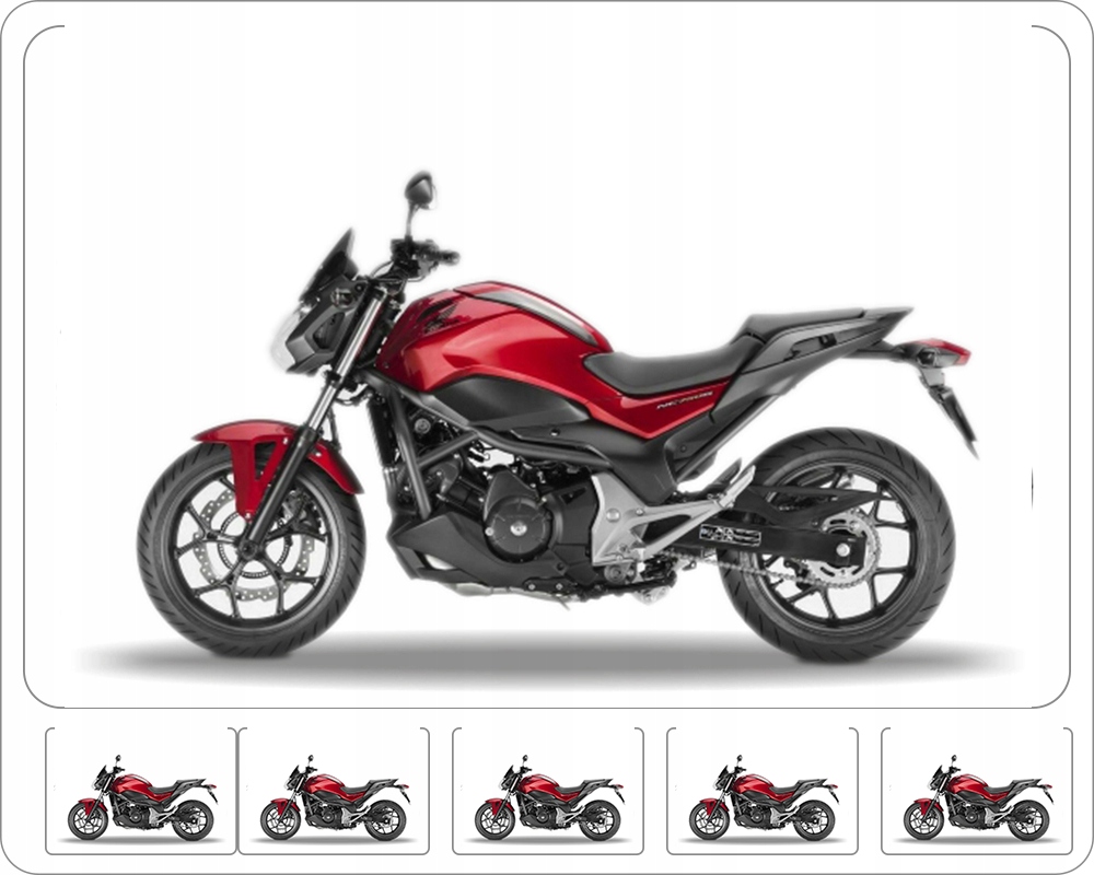 Samolepky Juula Pro Honda Nc 750 S 2016 Červené