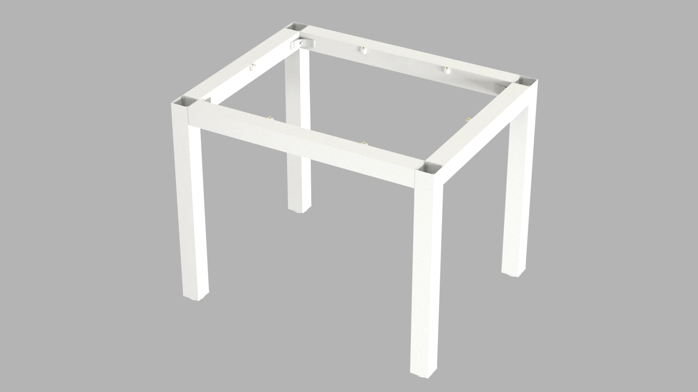 Aluminiový Rám Nohou Loft Pro Stůl 1200x600x710
