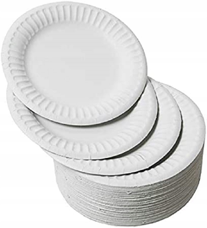 

Talerze Talerzyki Papierowe Białe 18CM X 50 Sztuk