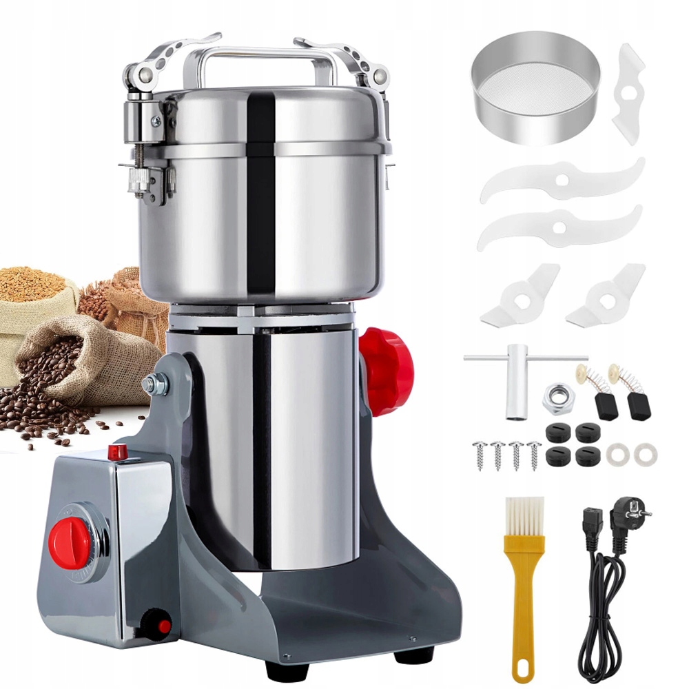 800 g Elektrický mlýnek na koření na obilí Vysokorychlostní mlýnek