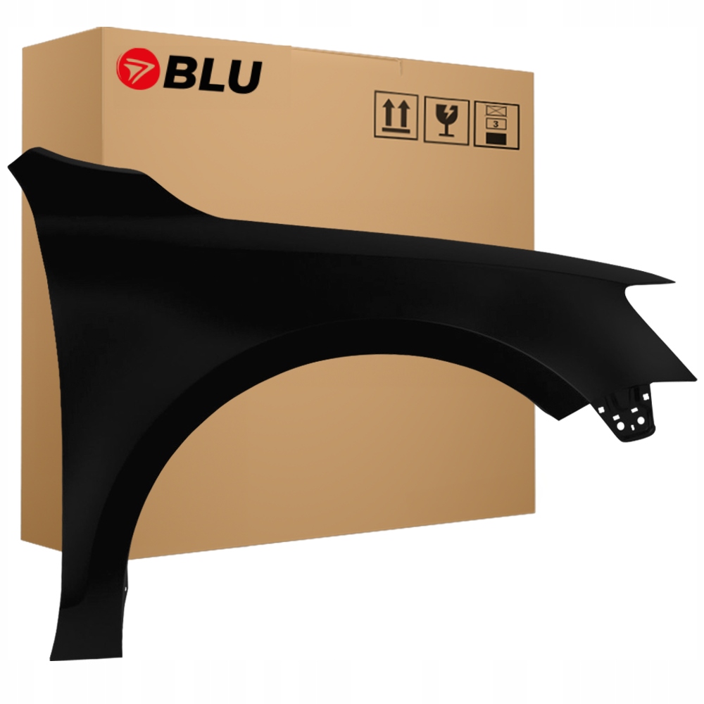 Blu Blatník Vw Jetta VI 6 L041 LO41 pravý černý 10-18 přední Schwarz