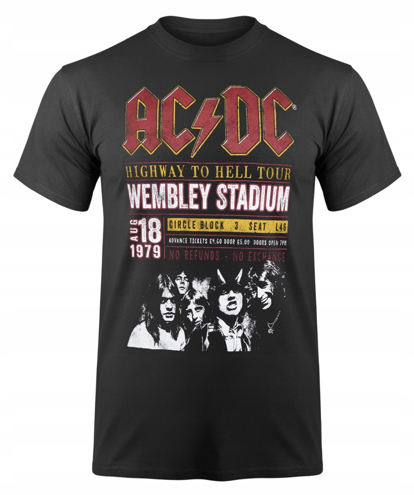 koszulka AC/DC - WEMBLEY '79 ekologiczna [XL]
