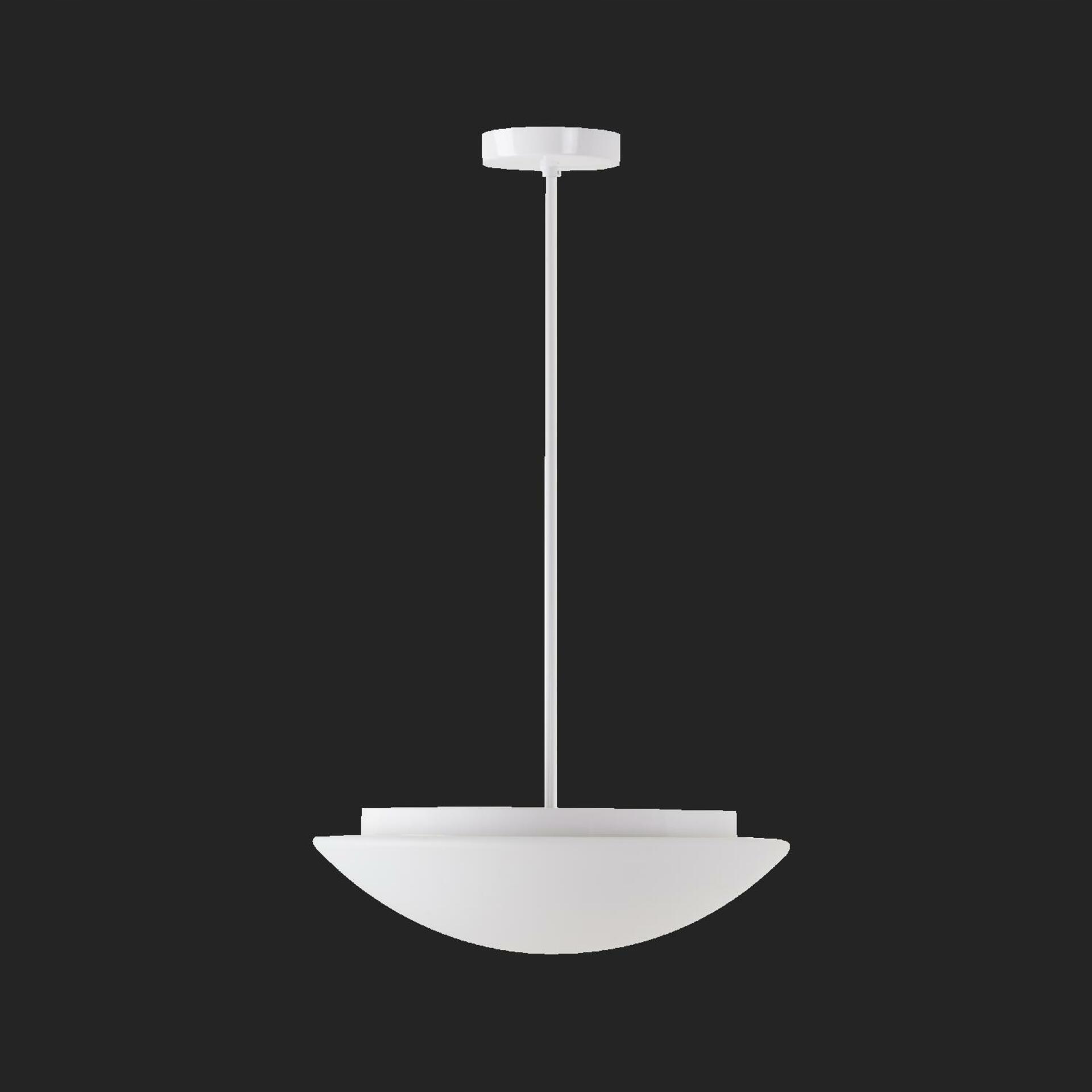 Osmont 60977 Aura P4 závesné sklenené svietidlo biela IP40 4000 K 20W Led Dal