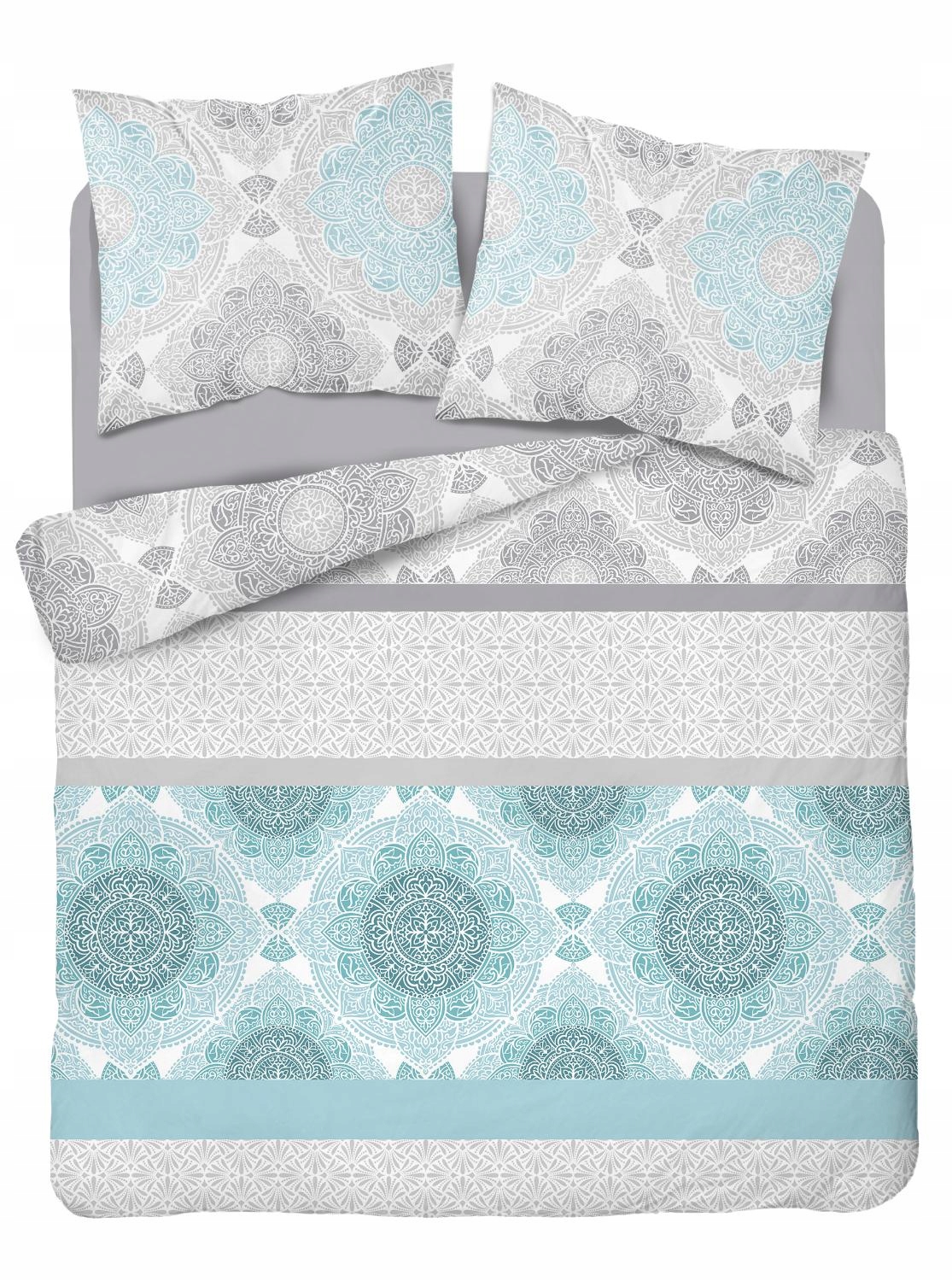 

Pościel Flanelowa 220x200 Ornament Turkus