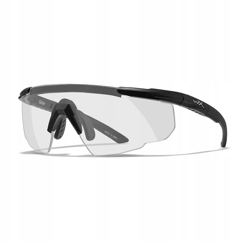 Okulary Wiley X Saber Adv Clear Matte Black Frame w/Bag 303