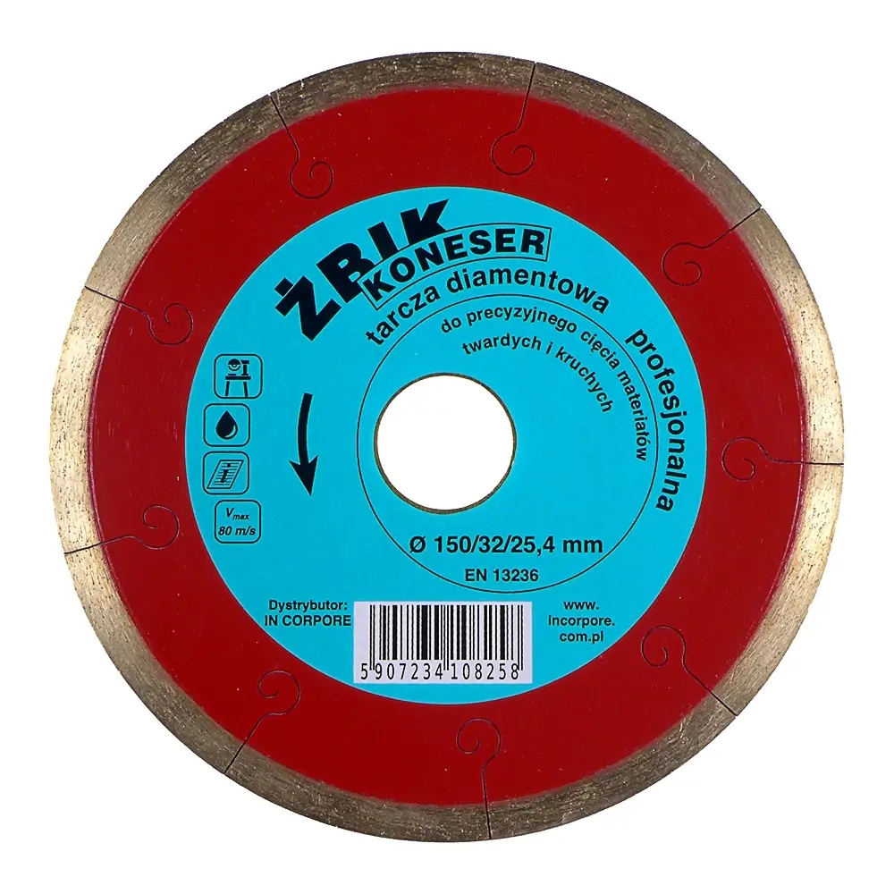 Žbik Koneser diamantový kotouč na gres 150 mm přesný