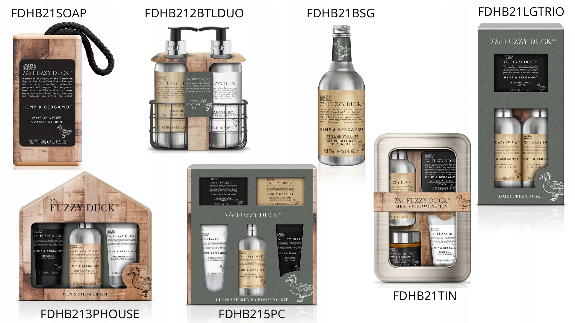 BAYLIS&HARDING Zestaw Prezentowy - Konopie EAN 017854106871