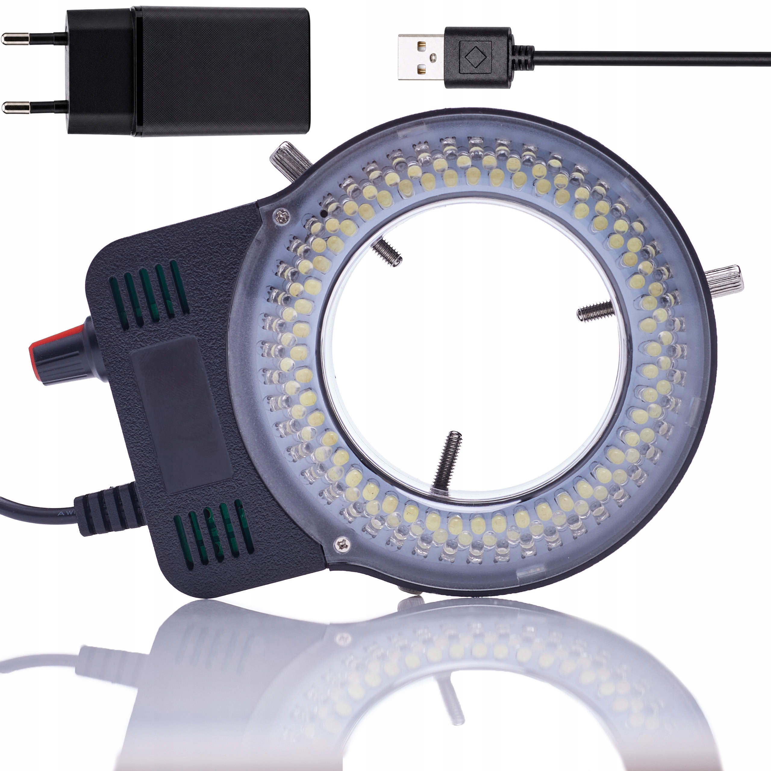 Regulovatelné Led Osvětlení Mikroskop 144xLED Do 64MM 30000-40000LUX